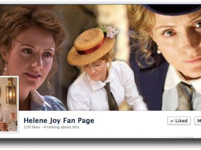 Helene Joy fan page Facebook banner